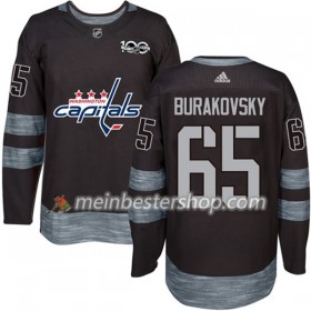 Washington Capitals Andre Burakovsky 65 1917-2017 100th Anniversary Adidas Schwarz Trikot Authentic - Herren